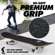 Tavola da Skate Mini Cruiser in Maple Canadese - Progettata per bambini, adolescenti e adulti con design Heart Beat.
