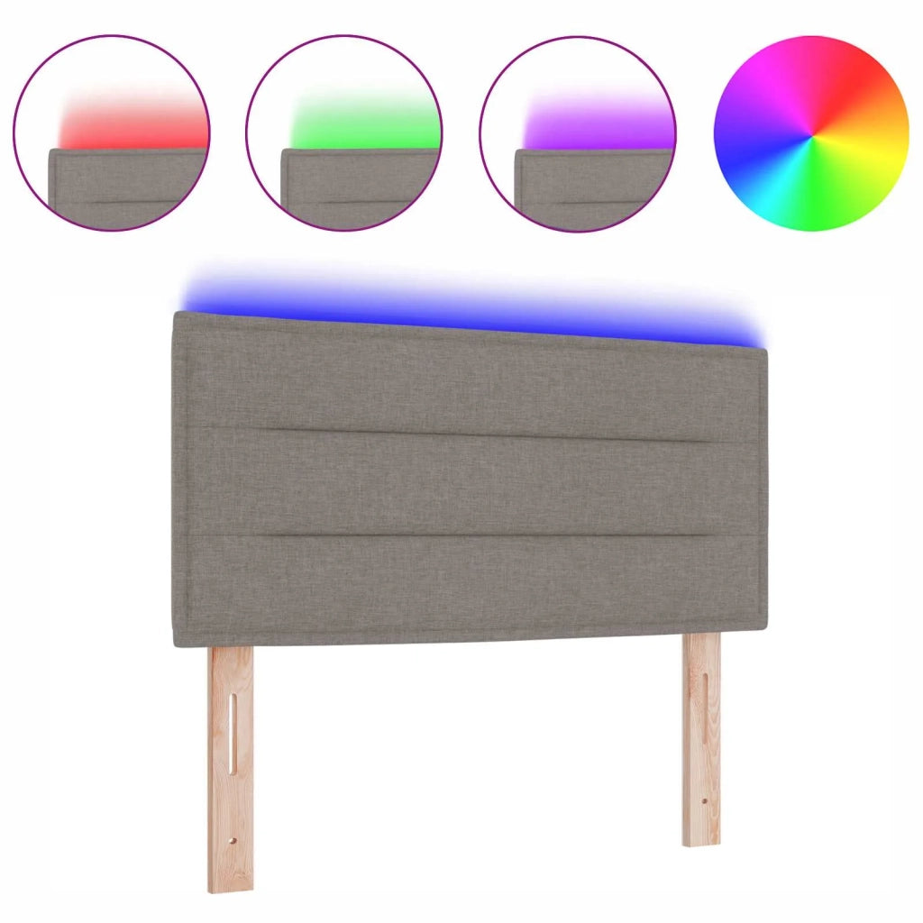 Testiera LED con luci a strisce a LED-Testata con LED Talpa 80 cm Poliestere