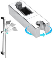 Douchekop con Gomito Regolabile per Maniglia Quadrata 18x30 mm, Montaggio a Parete con Beugel Fissabile
