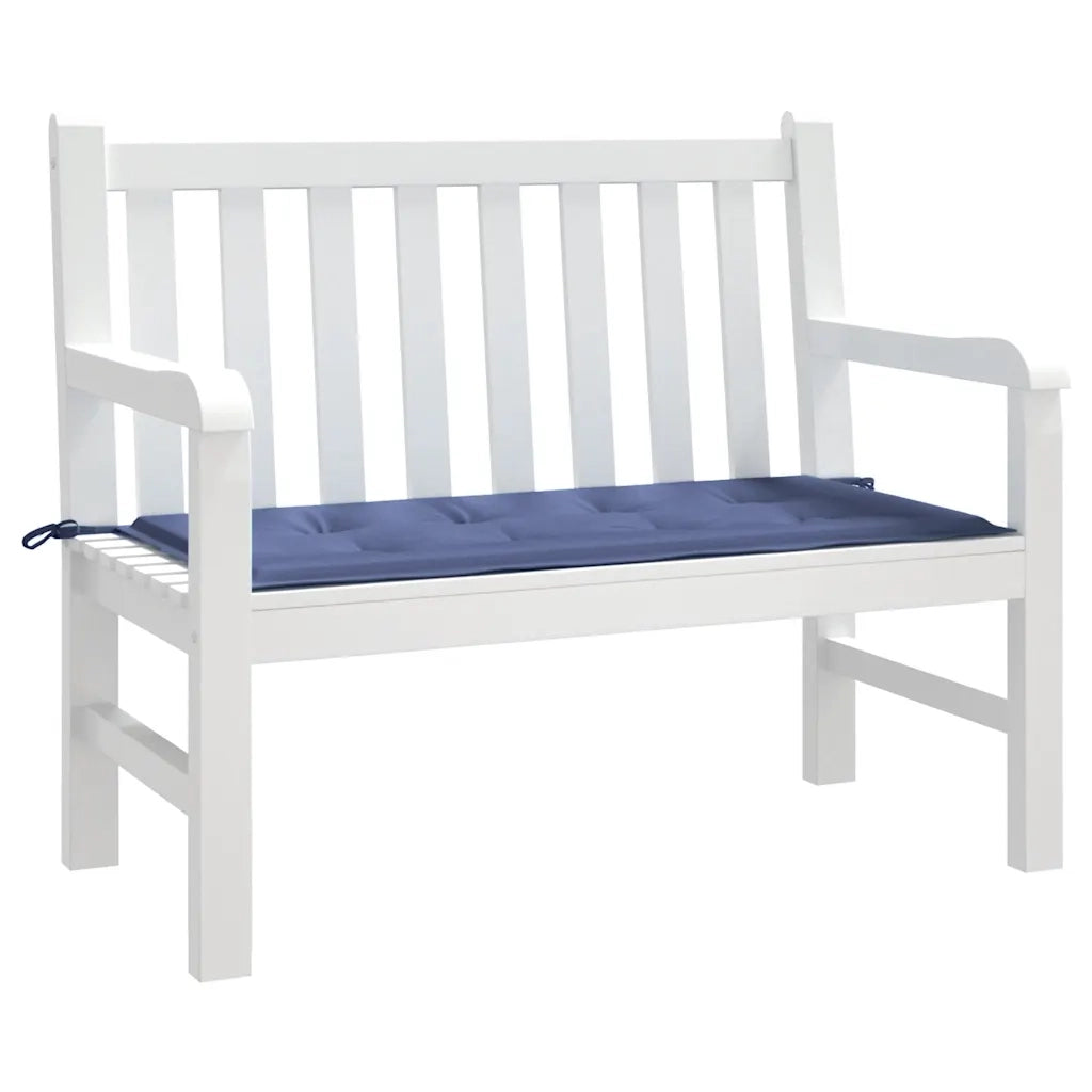 Cuscino Panca da Giardino Blu Marino 120x50x4 cm Tessuto Oxford 378475