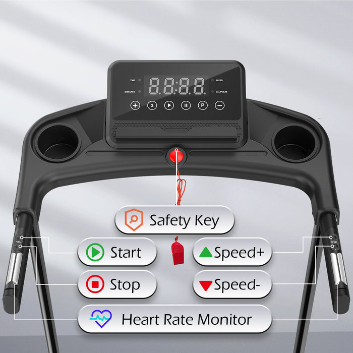 Tapis roulant pieghevole - RATTANTREE - walking pad 12 km/h, facile da piegare, con  APP, Display LED Telecomando per Ufficio Domestico Supporto per Tablet