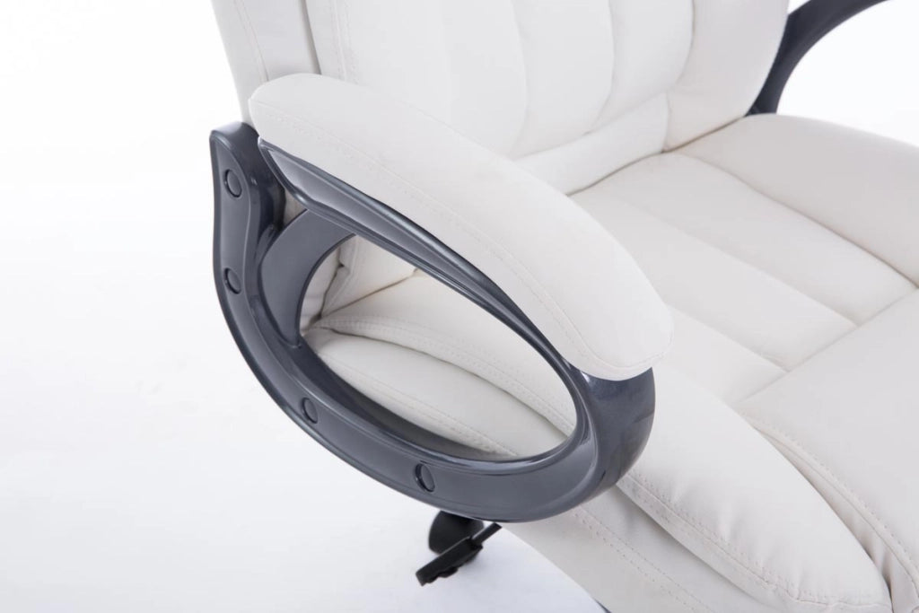 Sedia da ufficio XL Bern in similpelle bianco