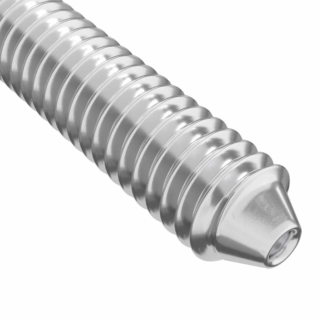 Viti per mobili 2 pz Argento M6 x 120 mm Acciaio CFW1304799