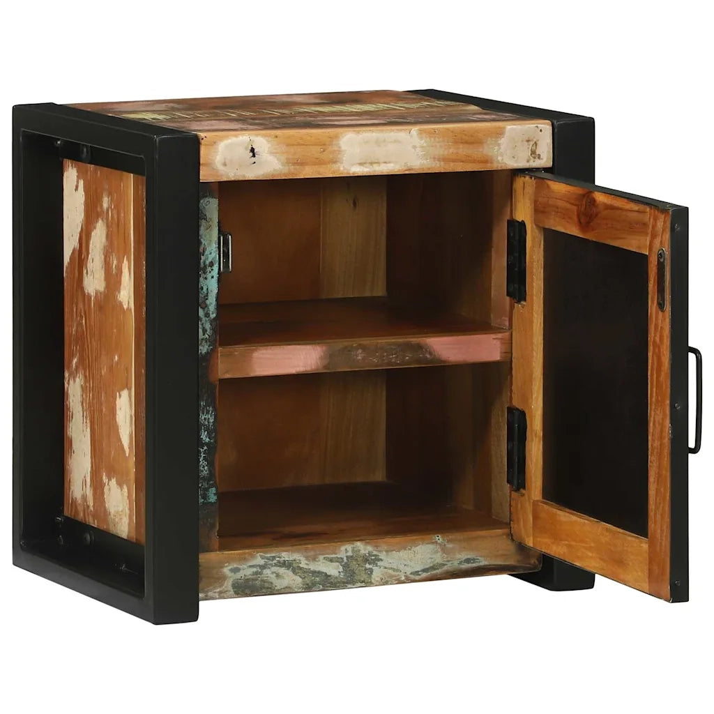 Mobile da Bagno | Armadio da bagno con porta Marrone Legno Recuperato Massello