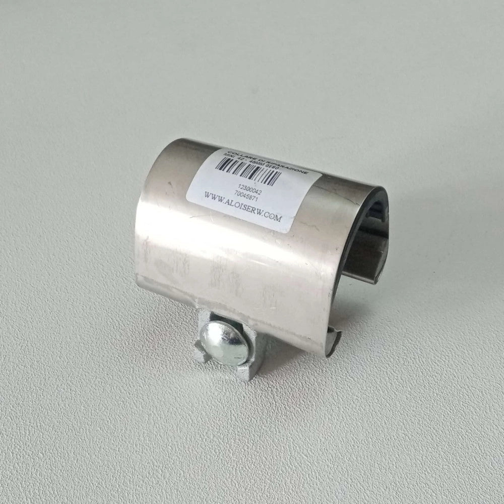 Collare di riparazione 26-30 mm inox per tubi con un tirante