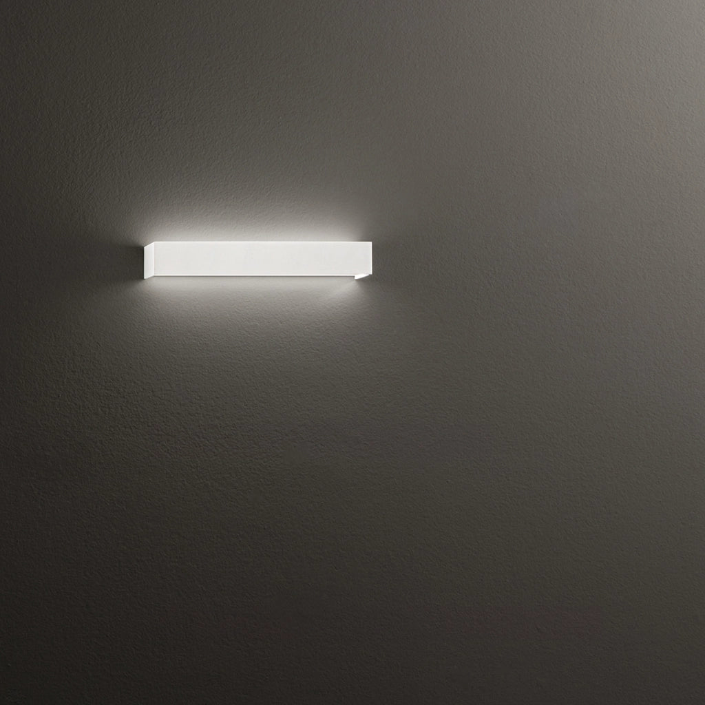 Applique Minimal Rummo Metallo Bianco Opaco Led 20W 3000K