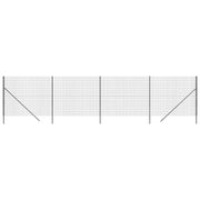 Recinzione da Giardino | Recinzione Metallica Antracite 1,6x10 m in Acciaio Zincato