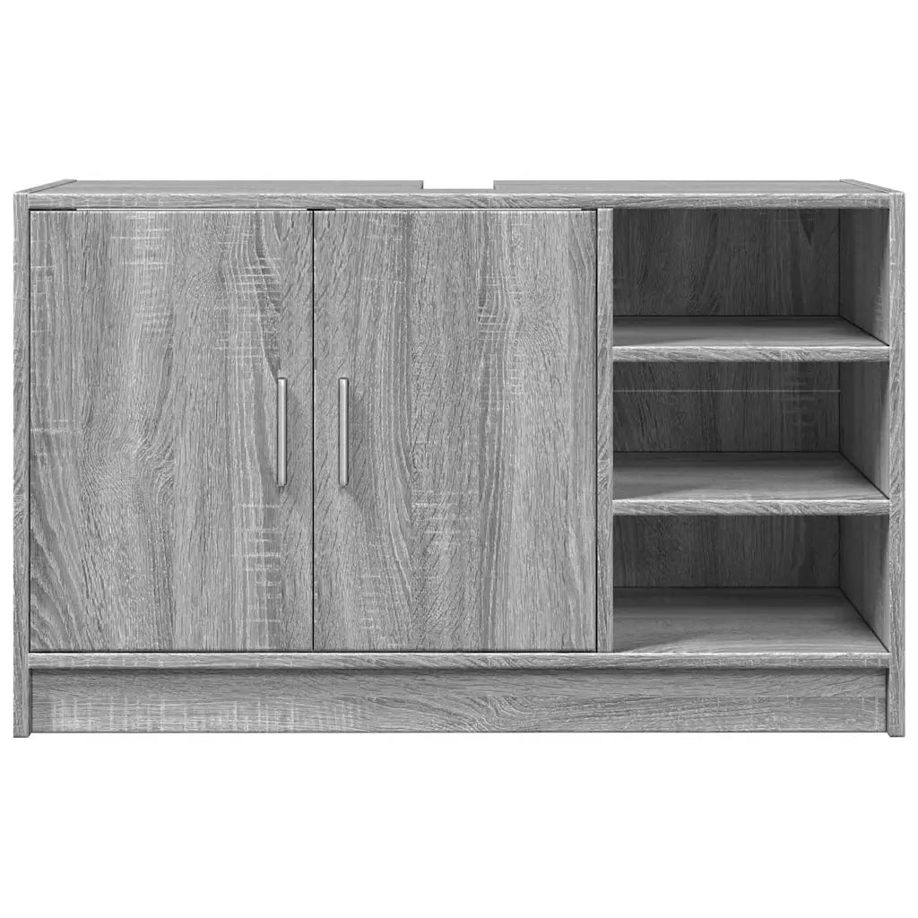 Mobile Lavabo Grigio Sonoma 90x29x55 cm in Truciolare 848127