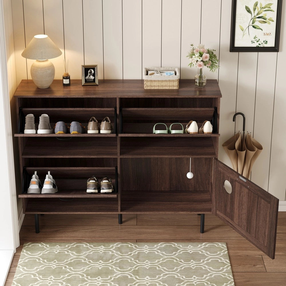 Scarpiera Slim con 3 Ante e Ripiano ¨C MINIMAL ¨C Ingresso, Portascarpe Salvaspazio