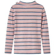Maglietta da Bambina a Maniche Lunghe Rosa Chiaro 128 14117
