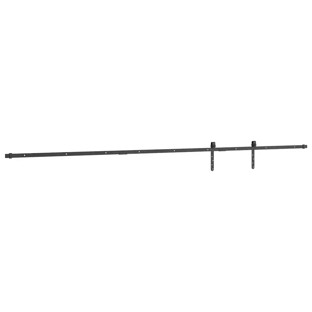 vidaXL Kit Anta Scorrevole Armadio in Acciaio al Carbonio 244 cm