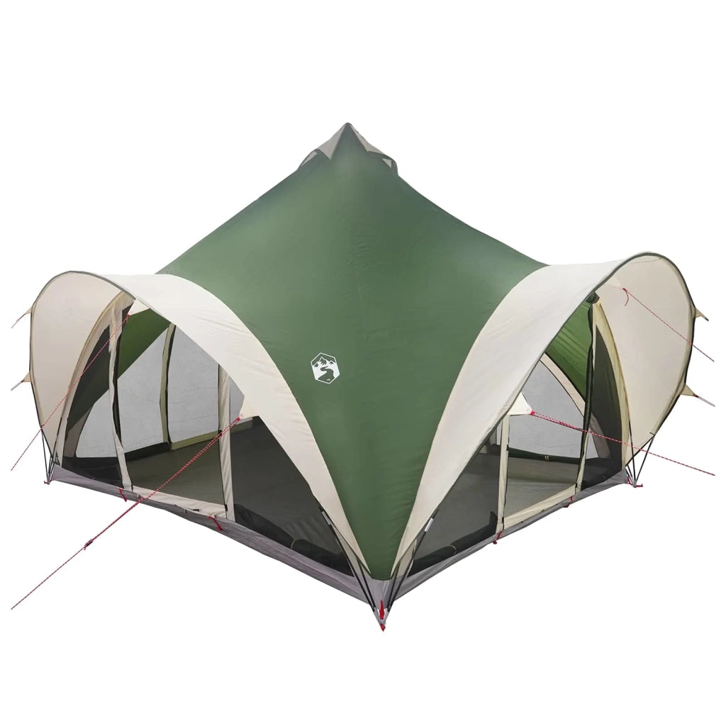 Tenda Tipi con tetto Verde 6 persone Poliestere e Acciaio 42028623