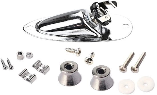 Impianto di Hardware per Chitarra - Ponte di Chitarra - Manopola di Cinghia - Socket Jack - Viti di Montaggio - Struttura Metallica - Pezzi di Ricambio per Chitarra