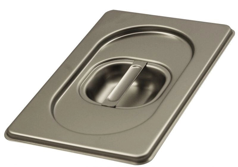 Coperchio per Contenitore Gastrò Sovrapponibile in Acciaio Inox 17,5 x 10,2 cm