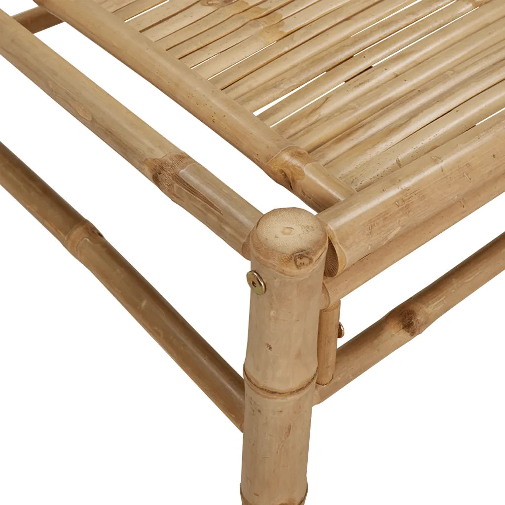 Tavolino da Giardino-Tavolo da esterno 100x55x33 cm in Bamb¨´