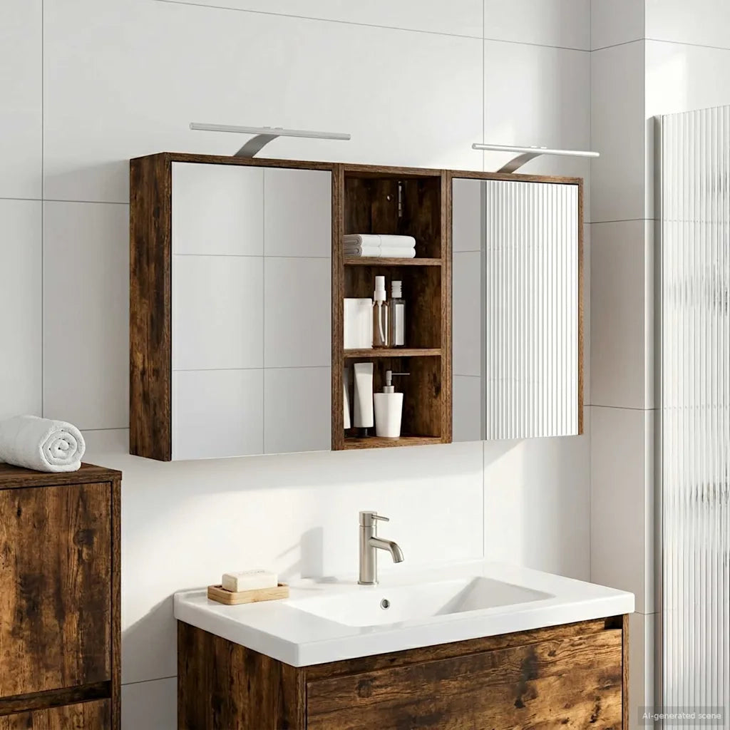 Set di Armadi da Bagno 3 pcs 116 x 16 x 62,5 cm 3403820