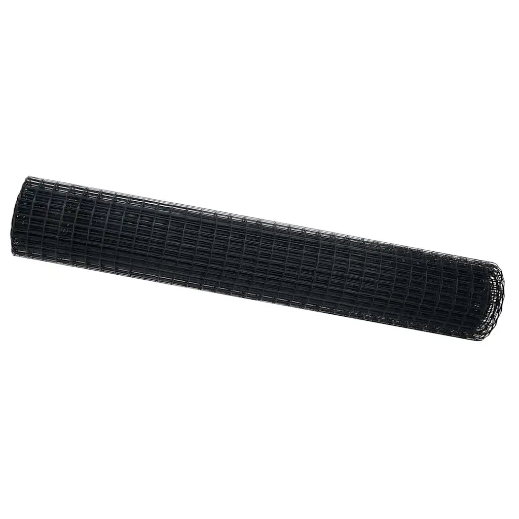 Recinzione Euro Grigio 1,6 x 10 m Ferro rivestito in PVC 42004497