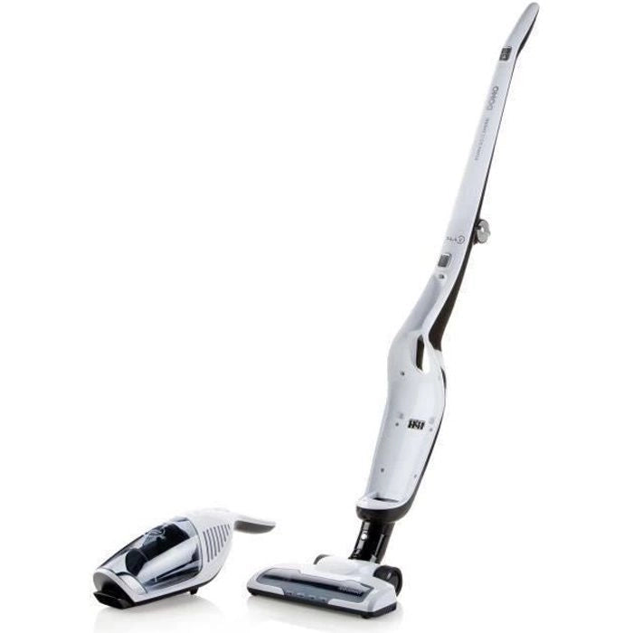 DOMO DO217SV - Pratico aspirapolvere 2 in 1 - 2 velocità - Sistema Ciclonico - Autonomia 40min - Serbatoio polvere 0,5L