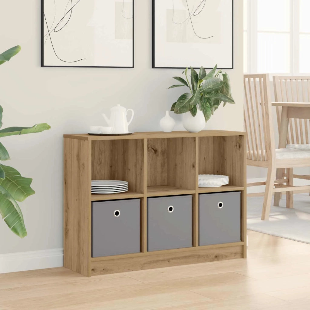 Credenza con cassetto Rovere artigianale 88,5 x 27,5 x 63,5 cm