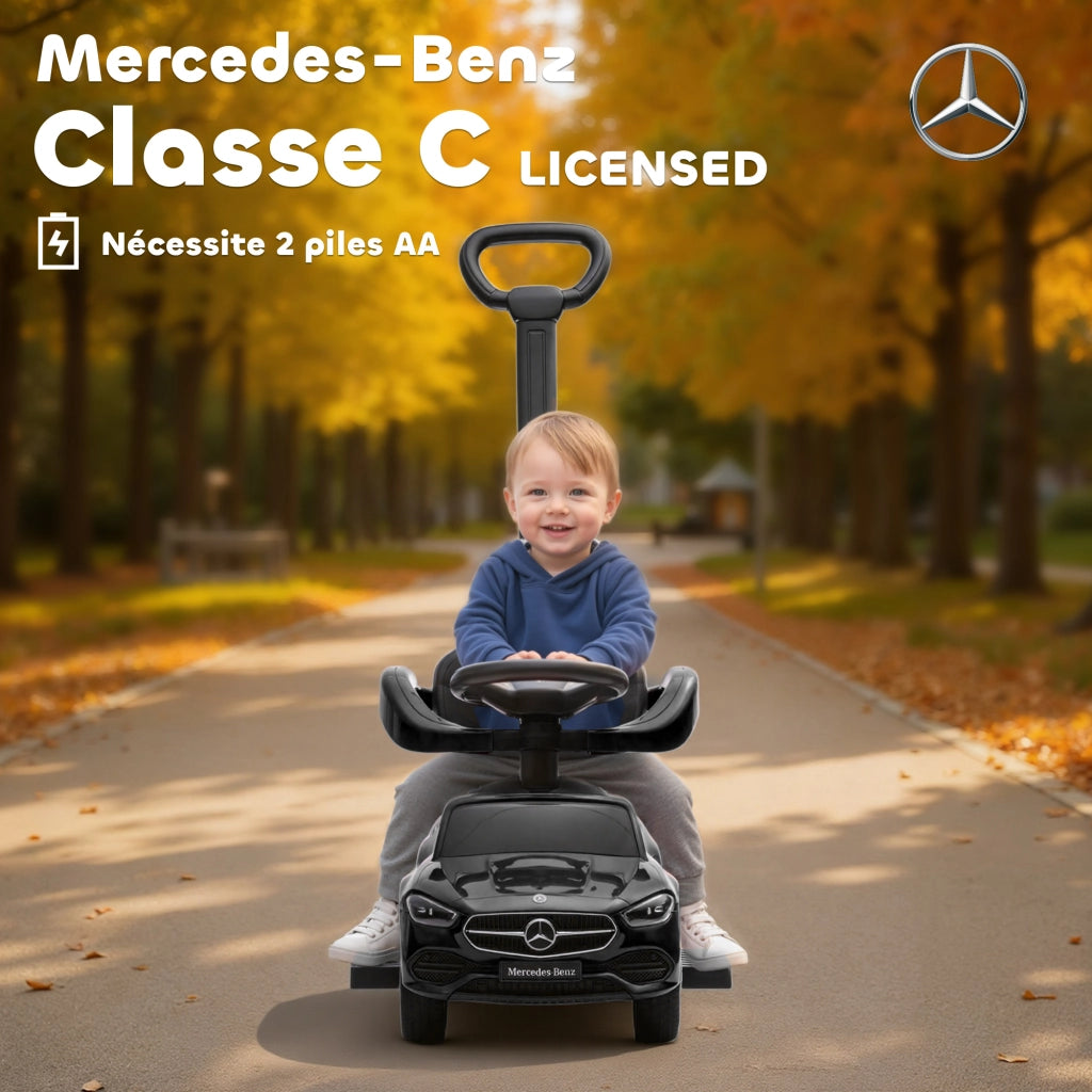 Porteur Mercedes-Benz ¨C Xylo ¨C con maniglia rimovibile, nero, 91x40x83 cm