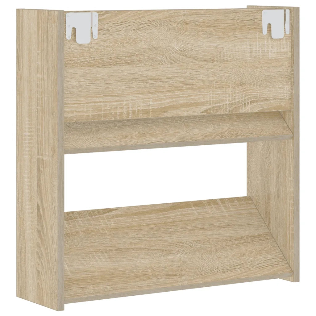 Scarpiere Muro 2 pz Rovere Sonoma 60x18x60 cm in Truciolato cod mxl 50122