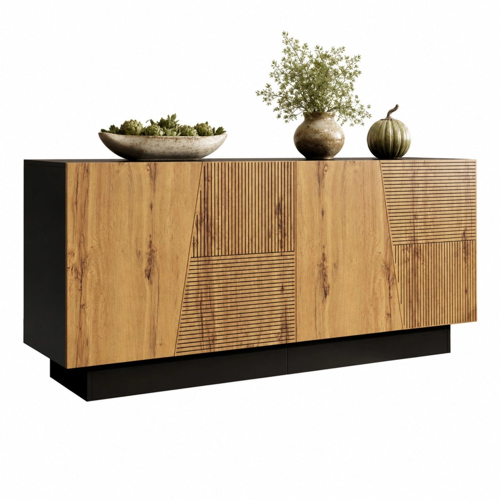Sideboard moderno 160 cm con ampio spazio