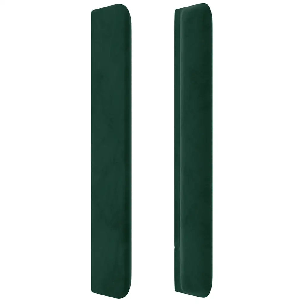 Testiera ad Orecchio Verde Scuro 103x16x118/128cm in Velluto cod mxl 48488