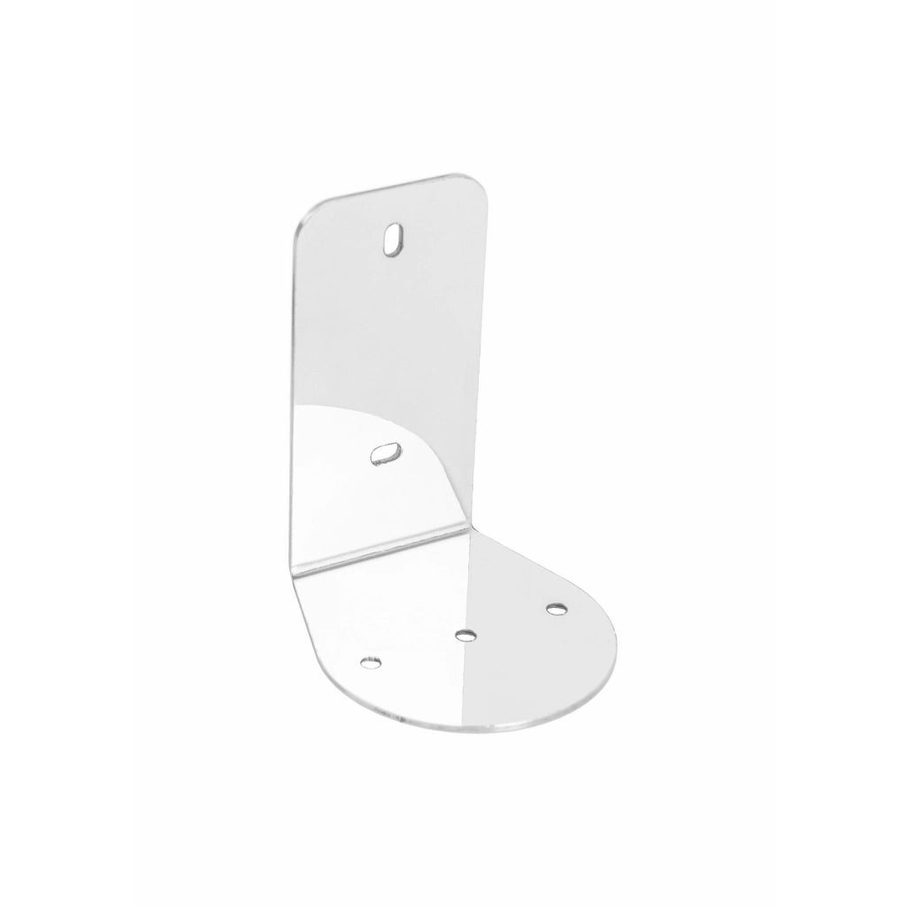 PLACCA FISSAGGIO A MURO PER PORTA SCOPINO ZEUS- Cromo cm 7,1 x 10 x 8,2- METAF- pezzi 1