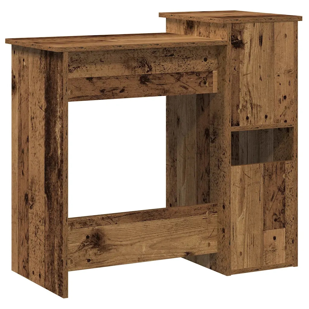 Scrivania Mensole Legno Vecchio 84x40x78 cm Legno Multistrato 860452