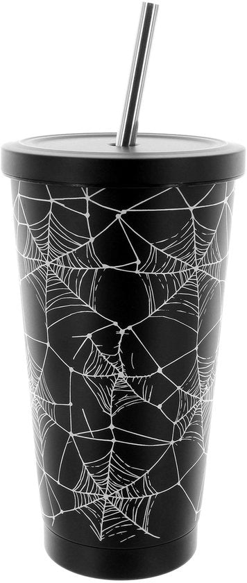 Bicchierino termico 500 ml - Doppio strato - Manico in acciaio inox - Tappo antiscivolo - Duro e resistente all'ossidazione - Ideale per bevande calde/fredde - Bicchierino termico