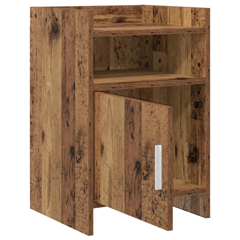 Comodini 2 pz Legno antico 40 x 36 x 60 cm Legno ingegnerizzato 8011048