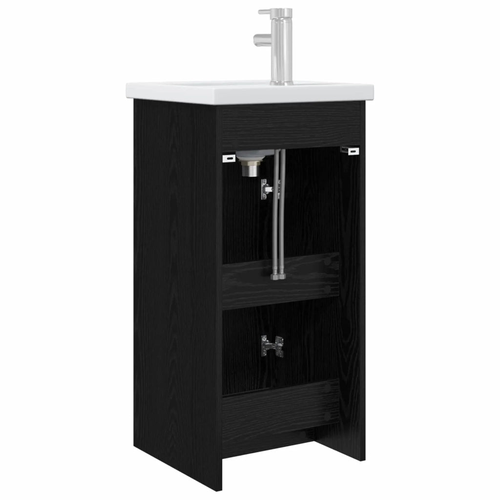 Mobile da bagno con lavabo Rovere Nero 42 x 40 x 84,5 cm 890769