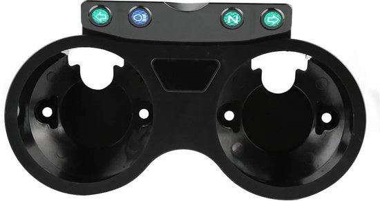 Sistema di misurazione della velocità Nero - Protezione della controparte del contachilometri - Adatto per Yamaha YBR 125 ED 2005-2009 - ABS in plastica duratura - Peso leggero - Facile da installare - Contachilometri