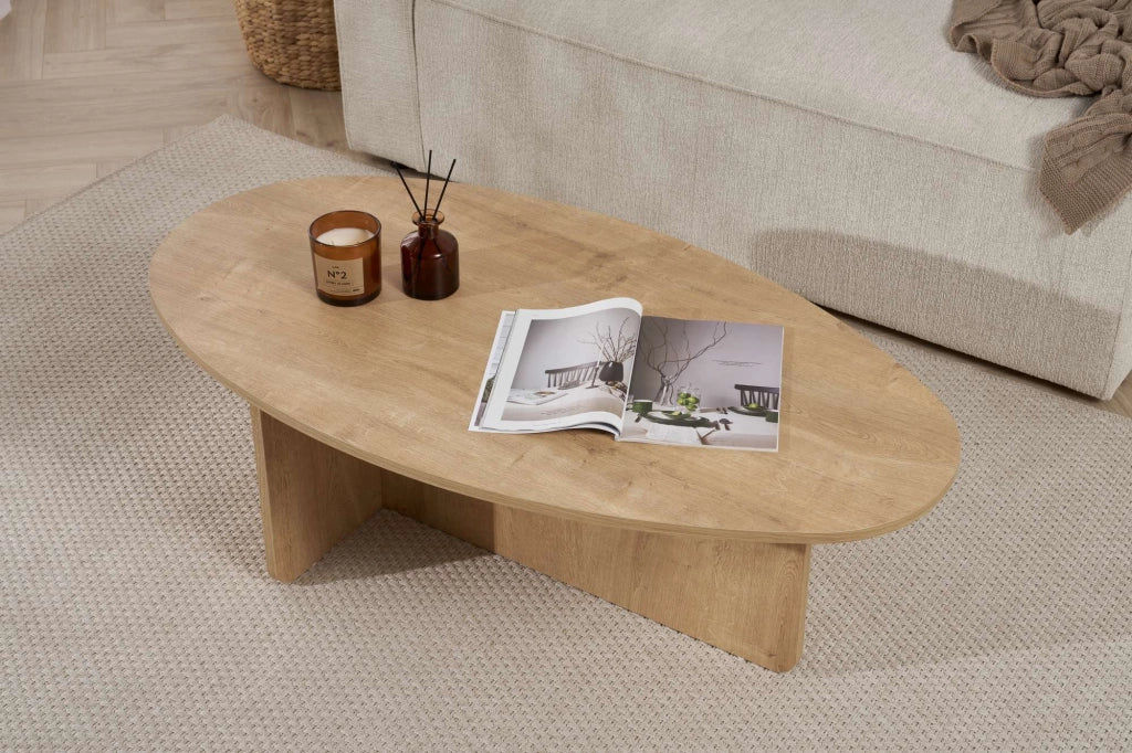 Tavolino in legno "Orba" - 120 x 65 x 40 cm - Rovere