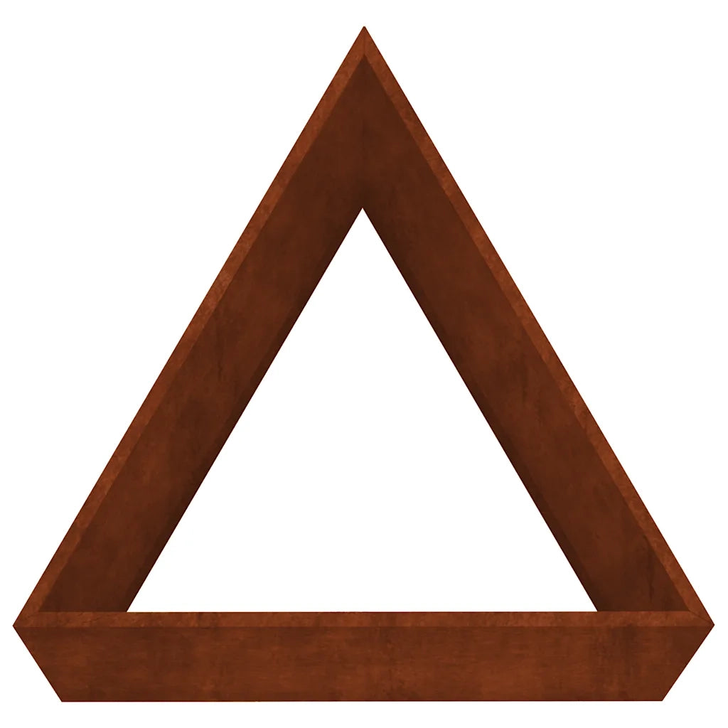 Fioriera da Giardino-Vaso da Esterno 50x43x75 cm in Acciaio Corten