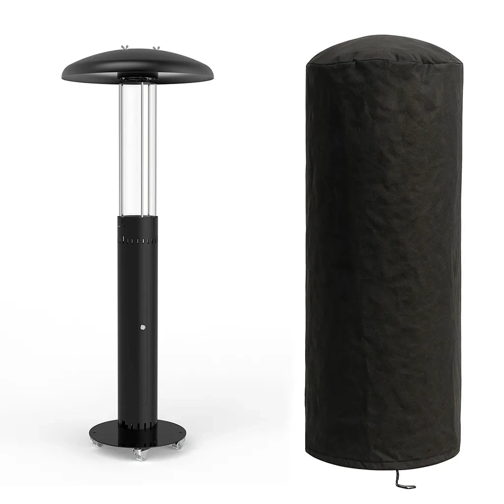 Tempo Style - Stufa a Pellet Lumea (4,6 a 7 kW)  Stufa da esterni color Nero