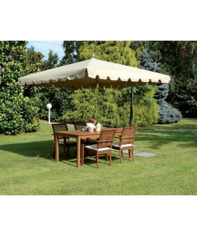 Ombrellone palo laterale Allegro Made in Italy - 250 x 250 cm - Bianco
