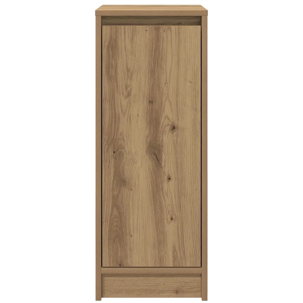 vidaXL Scarpiera Rovere Artigianale 29,5x34x76 cm in Legno Multistrato