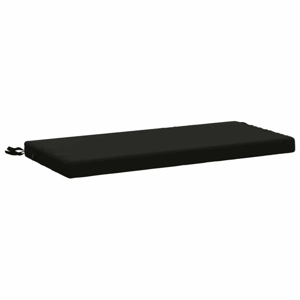Cuscini per Panchina a 2 Pezzi SOEST 2 pz 100% Poliestere Nero 948647