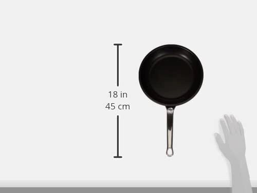 DE BUYER 830024 Choc Extreme Padella antiaderente diametro 24 cm fondo spesso 7 mm compatibile induzione colore Nero