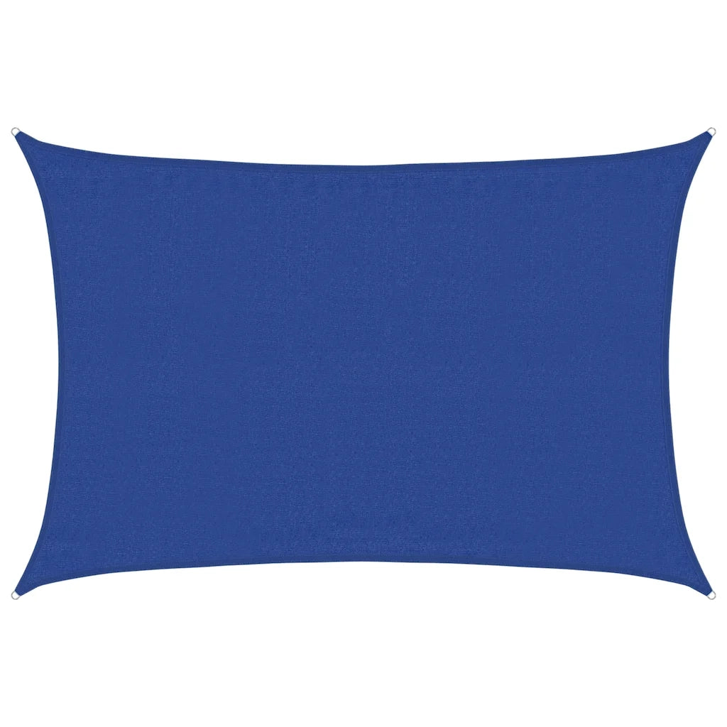 Vela Parasole 160 g/m² Rettangolare Blu 3,5x4,5 m in HDPE 311516