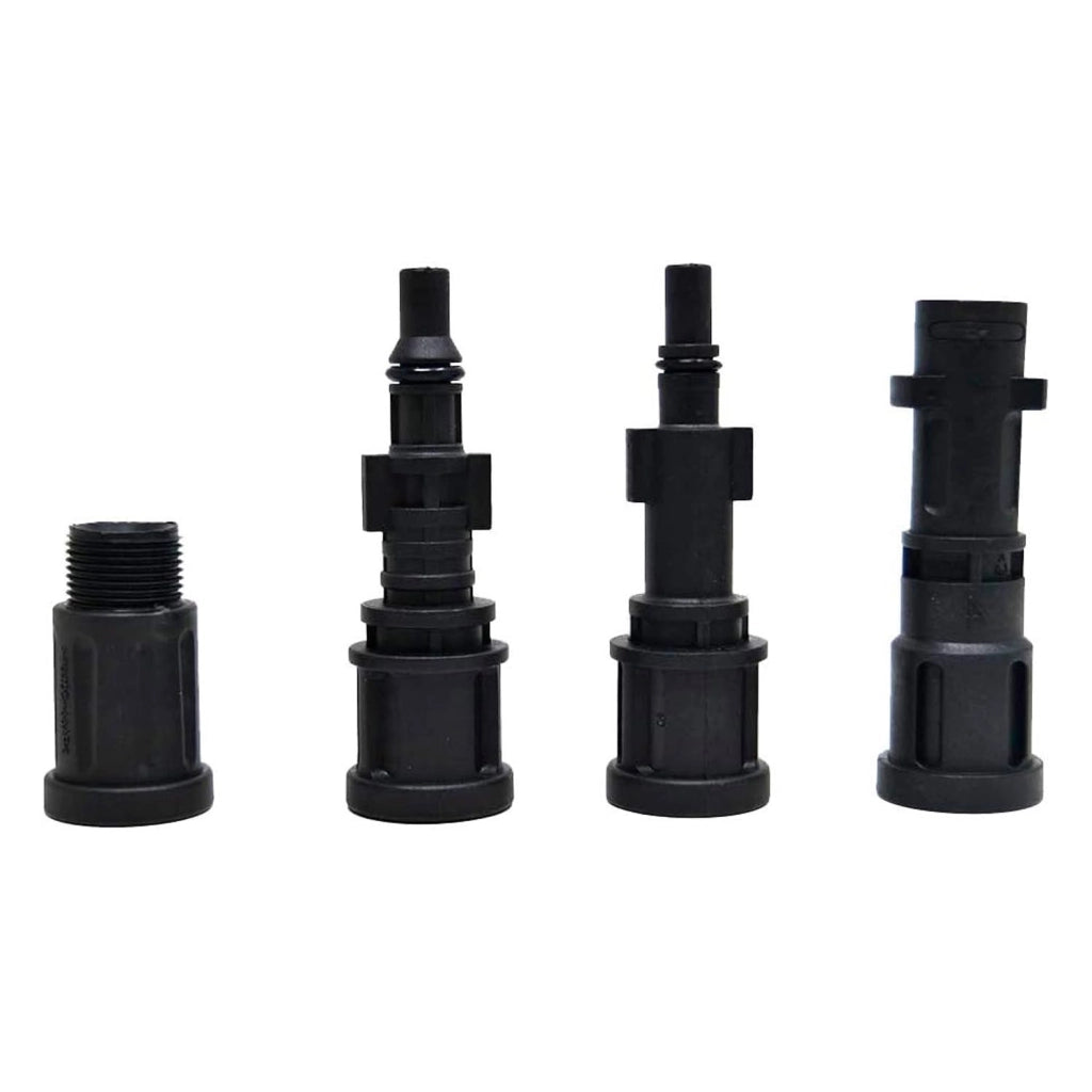 Sonda Sturatubi Da 15 M Per Idropulitrice Alta Pressione Con Sistema Antipiega Indicatori ad Anello Connettore in Rame 4 Adattatori Universali PVC Resistente Fino a 160 Bar Per Pulizia Tubazioni Nero