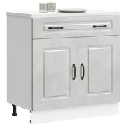 Base da Cucina-Mobile Base da Cucina Kalmar Grigio Cemento in Legno Multistrato 734781
