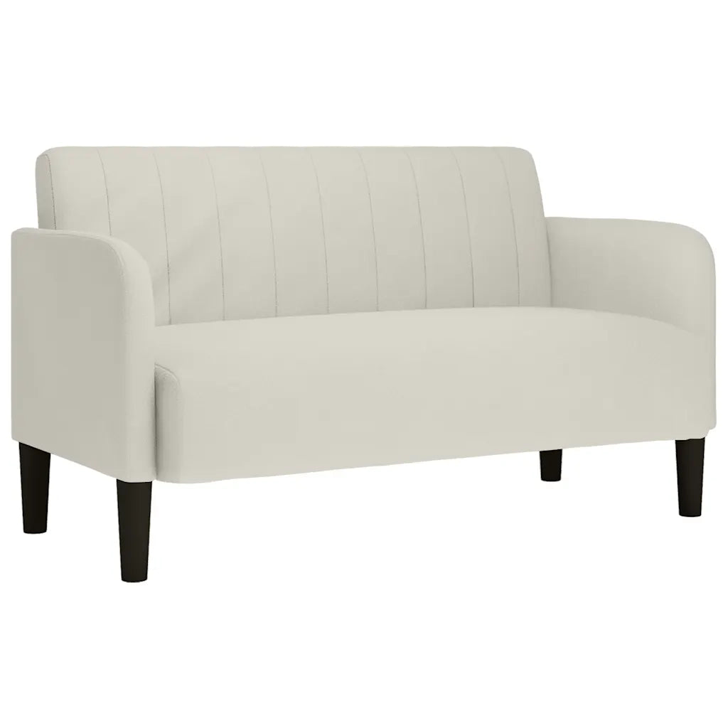 Divano Divanetto Crema 109 cm in Velluto 4100594