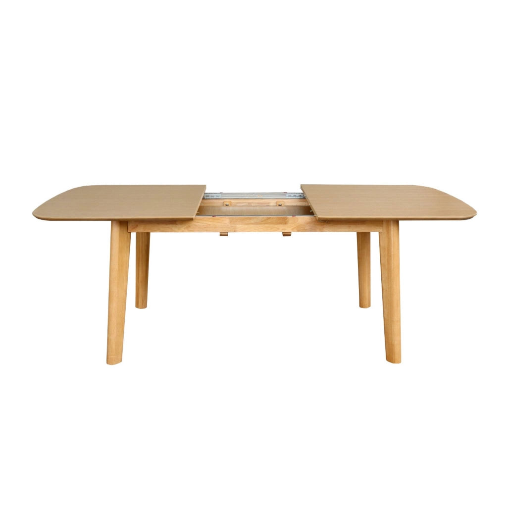 Tavolo da pranzo rettangolare allungabile 160 - 210 cm, rivestito in