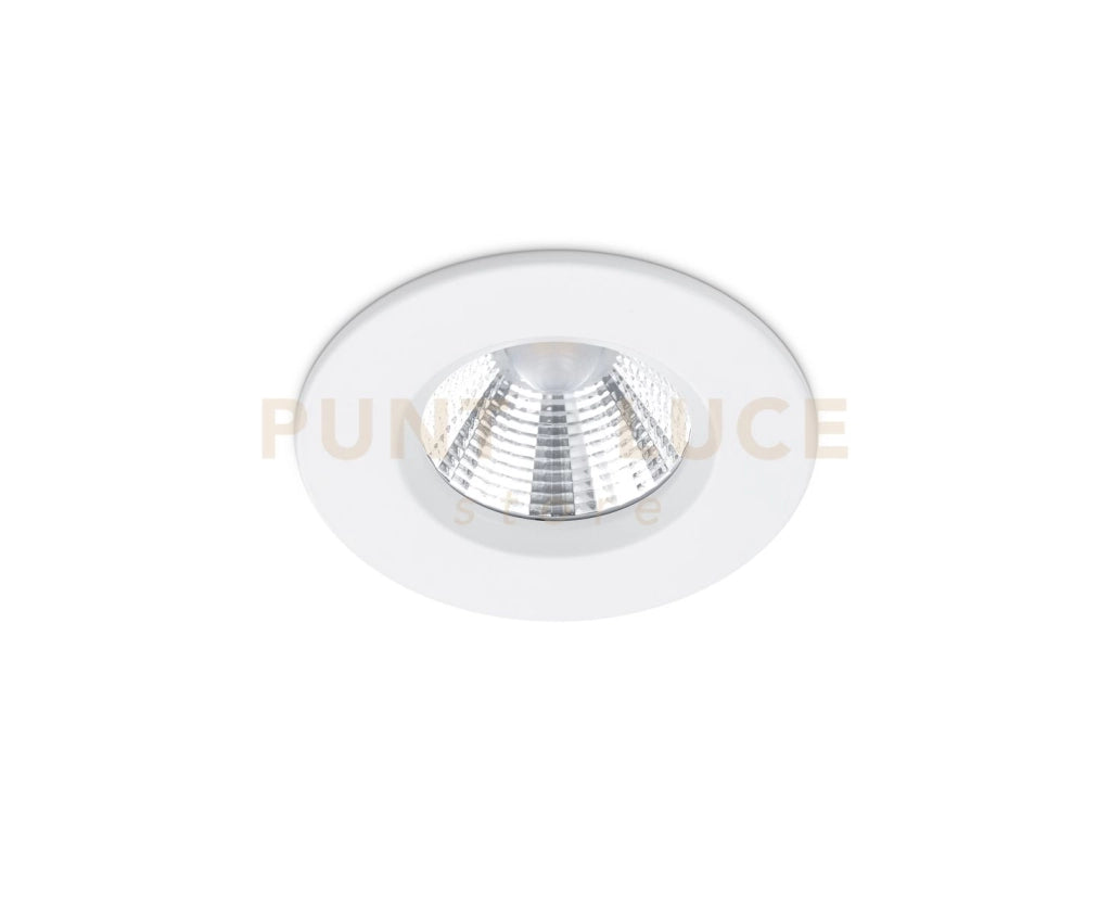 ZAGROS FARETTO DA INCASSO LED 5,5W 345lm, 3000K ROTONDO BIANCO DIMMERABILE IP65 DIAM. 8,5CM