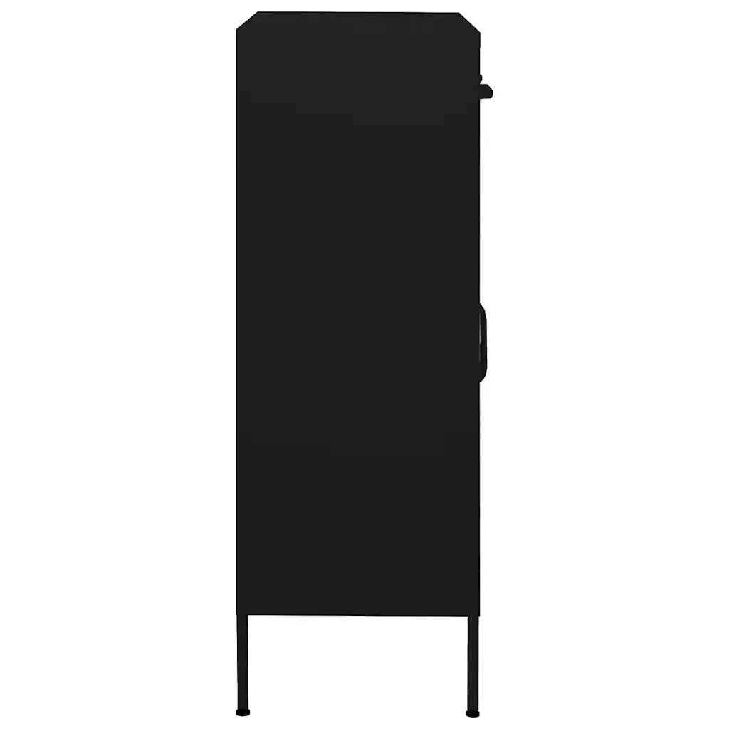 Armadietto Nero 80x35x101,5 cm in Acciaio cod mxl 40292