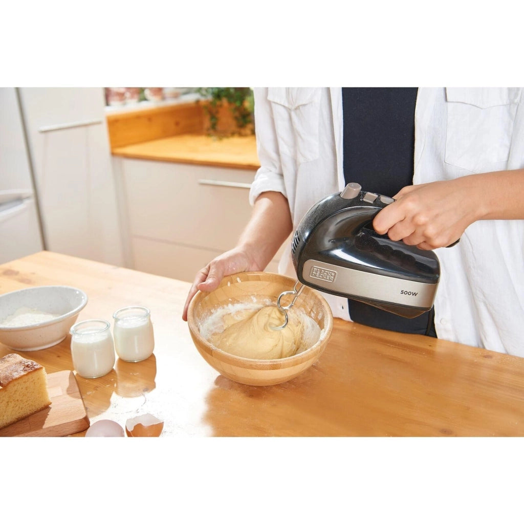 Black & Decker BXMX500E frullatore Sbattitore manuale 500 W Nero