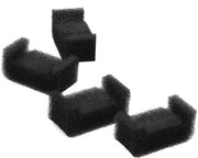 Set di 4 spugne a forma di U per fontane per gatti da 2L, filtrate a tre stadi, in polipropilene