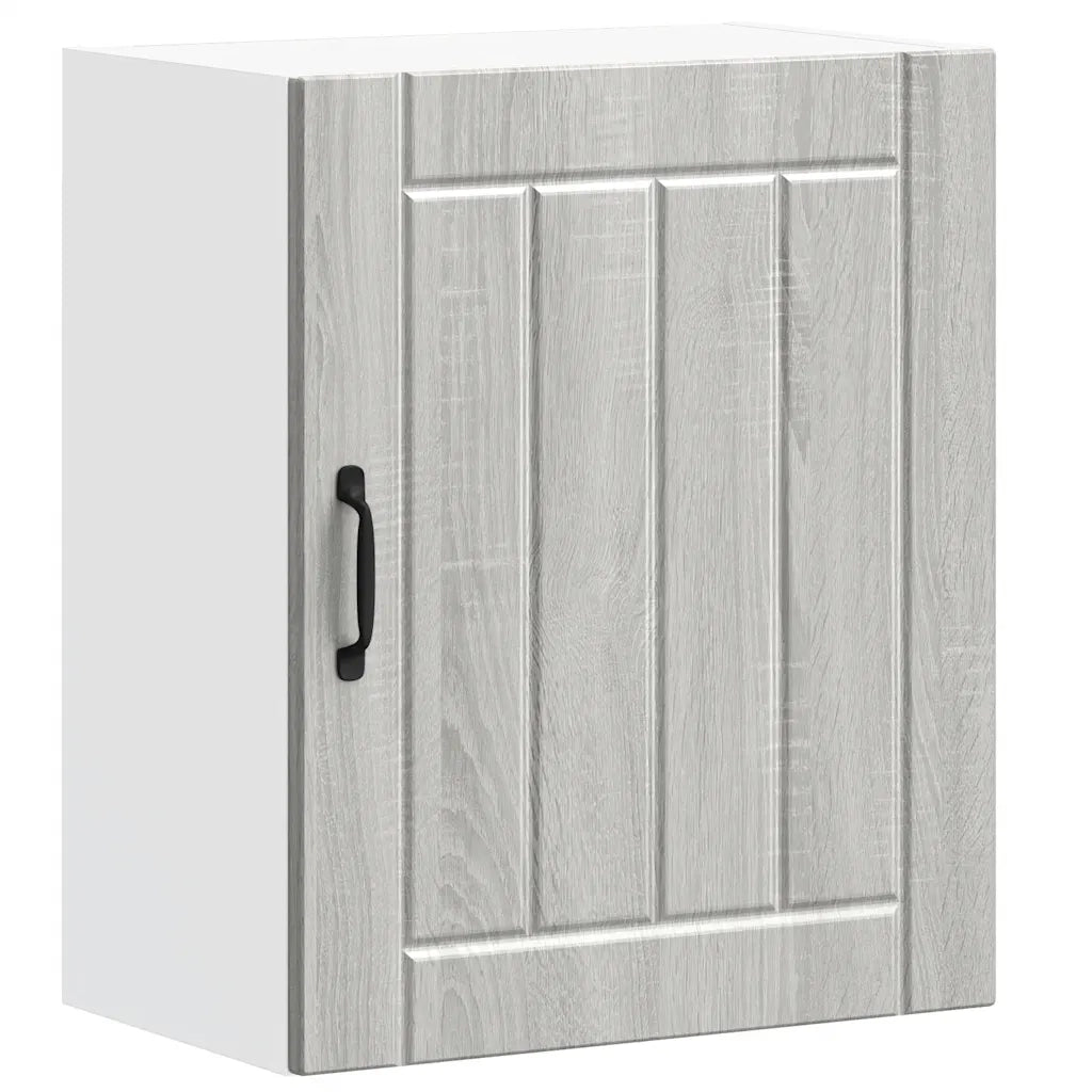 vidaXL Pensile da Cucina Lucca Grigio Sonoma in Legno Multistrato